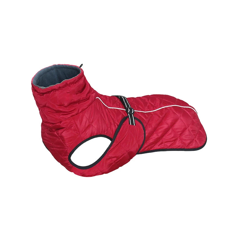 Waterproof Reflective Dog Jacket - Warm Winter Coat for Large Breeds