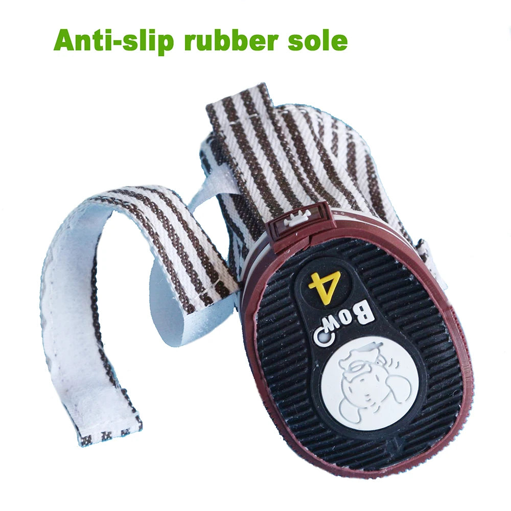 Anti-Slip Breathable Dog Sneakers - Set of 4 for Small to Medium Breeds