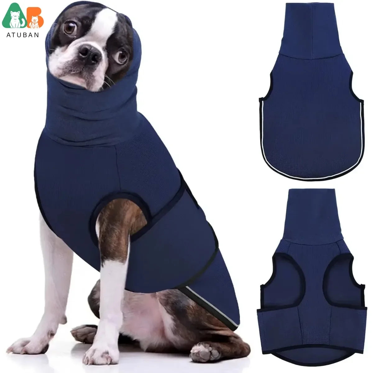 CalmPaws Anxiety Jacket with Hoodie – Large Dog Calming Vest