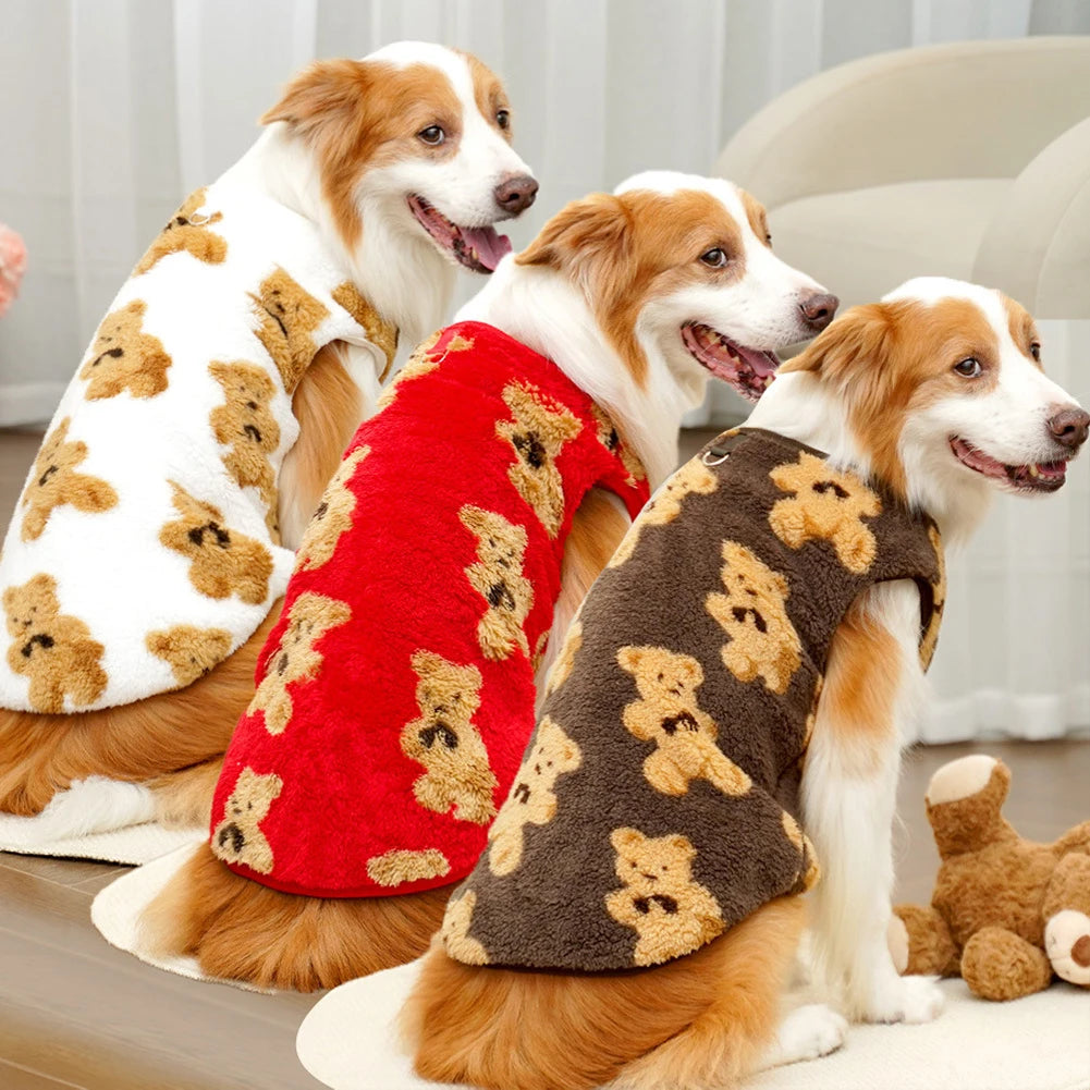 Cozy Flannel Pet Pajamas - Winter Warmth for Dogs & Cats (M-7XL)