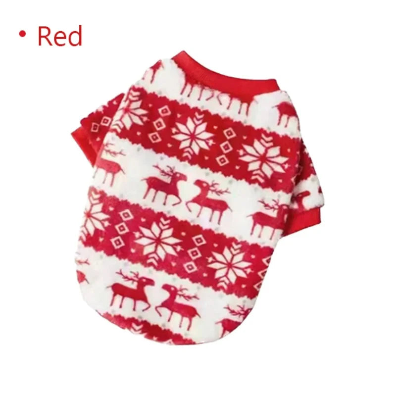 Cozy Heart Print Flannel Vest for Small Dogs - Warm & Stylish Puppy Coat