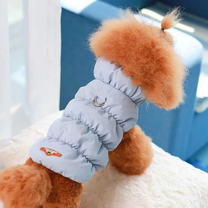 Cozy Winter Padded Pet Jacket for Small to Medium Dogs & Cats