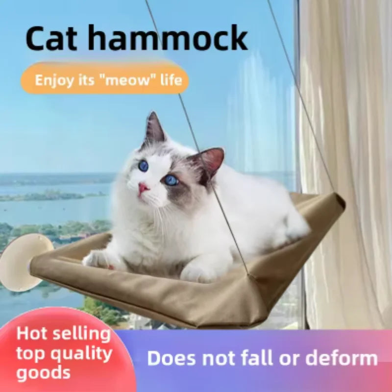 20kg Capacity Hanging Cat Hammock Comfortable Sunny Window Seat Kitten Rock Climbing Frame Pet Bed New Pet Supplies