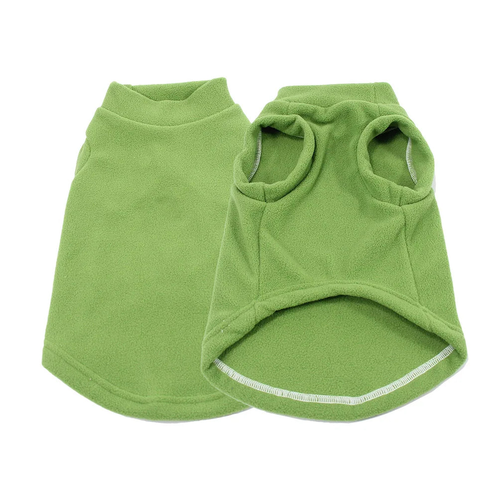 Fleece Jacket for Cats & Dogs - Cozy, All-Season Wear for All Sizes
