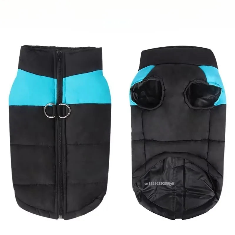 Cozy Waterproof Winter Dog Coat with Zipper - All Sizes