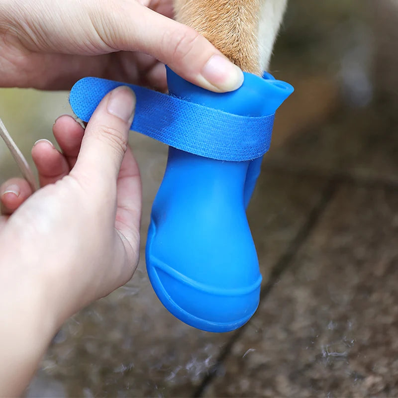 Waterproof Anti-Slip Pet Boots for Dogs & Cats - All-Weather Protection