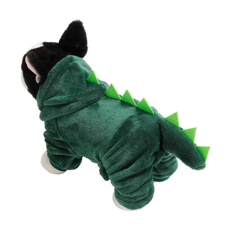 Adorable Dinosaur Pet Hoodie Costume for Cats & Small Dogs