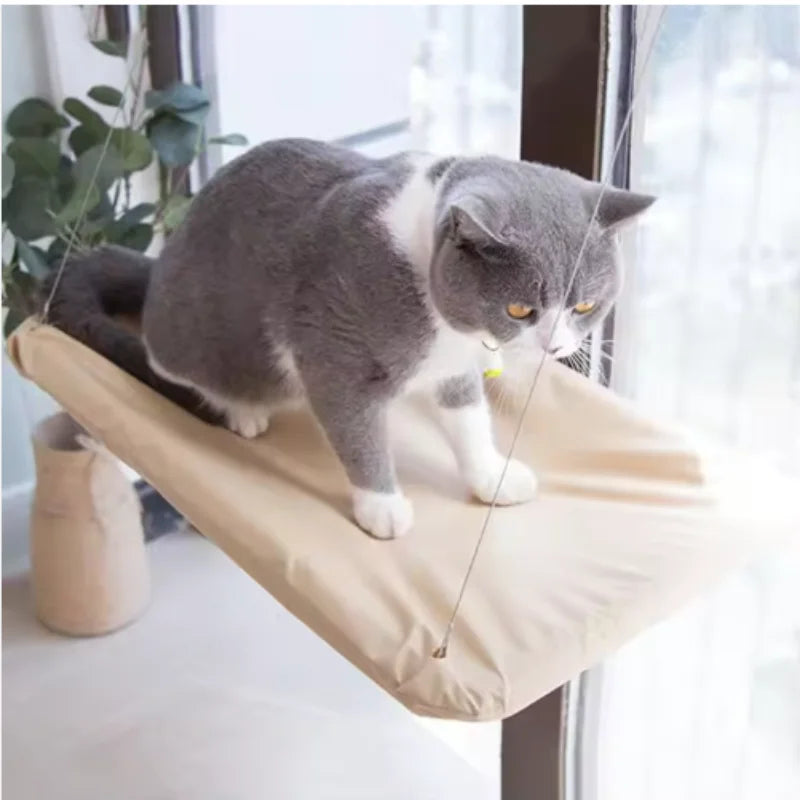 20kg Capacity Hanging Cat Hammock Comfortable Sunny Window Seat Kitten Rock Climbing Frame Pet Bed New Pet Supplies