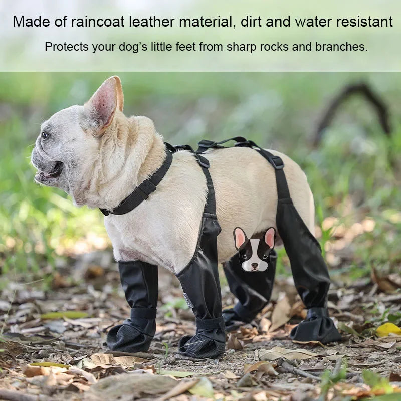 Anti-Slip Dog Rain Booties - Protect Paws from Dirt & Falls