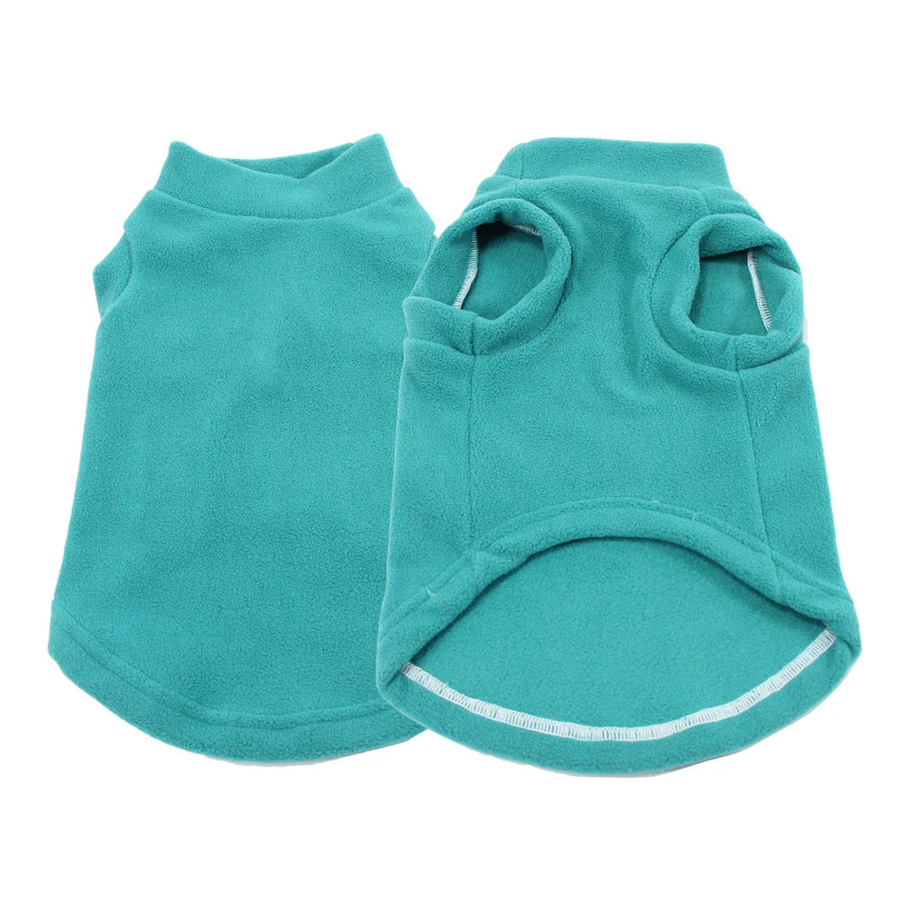 Fleece Jacket for Cats & Dogs - Cozy, All-Season Wear for All Sizes