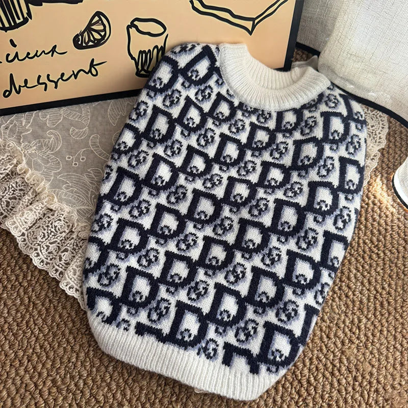 Luxury Knitted Dog Sweaters - Cozy Winter Wear XS-2XL