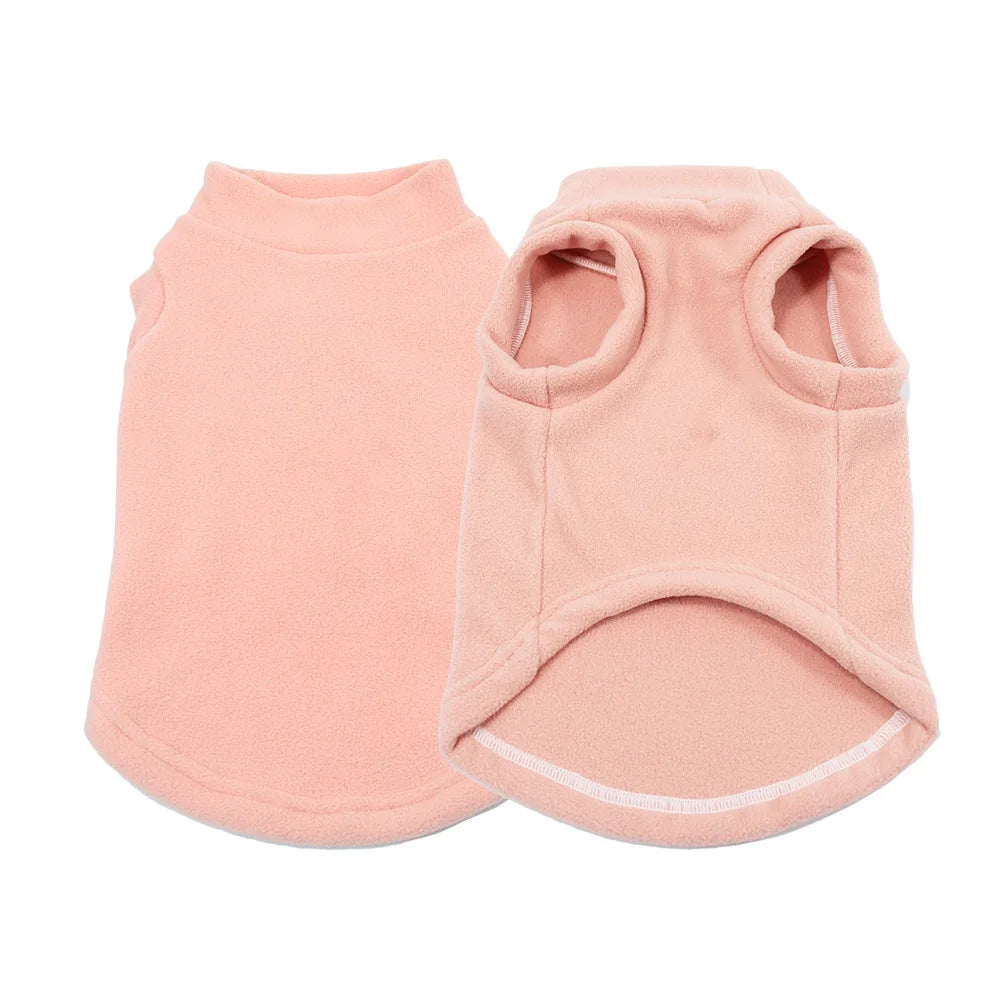 Fleece Jacket for Cats & Dogs - Cozy, All-Season Wear for All Sizes