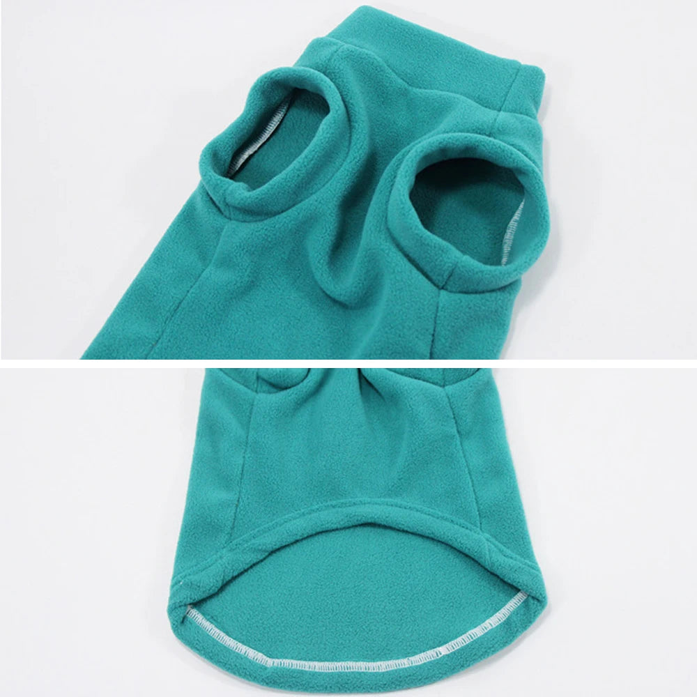Fleece Jacket for Cats & Dogs - Cozy, All-Season Wear for All Sizes