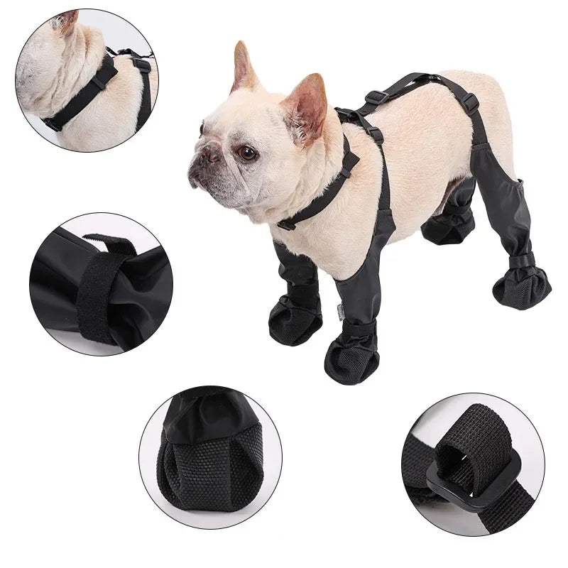 Anti-Slip Dog Rain Booties - Protect Paws from Dirt & Falls