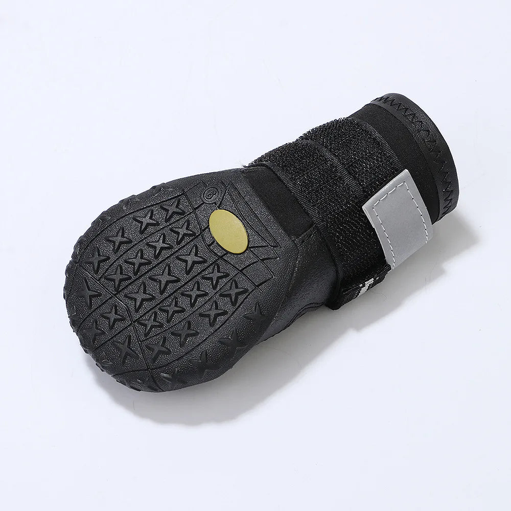Reflective Waterproof Dog Boots for Medium to Large Dogs
