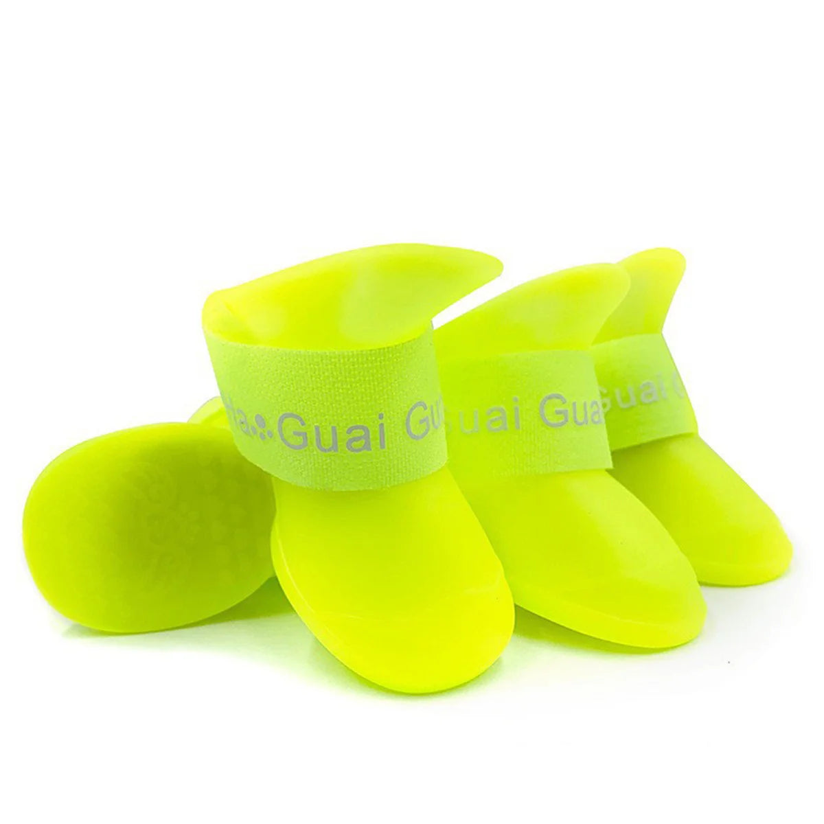 Waterproof Anti-Slip Dog Rain Boots - Durable Rubber Shoes for All Sizes