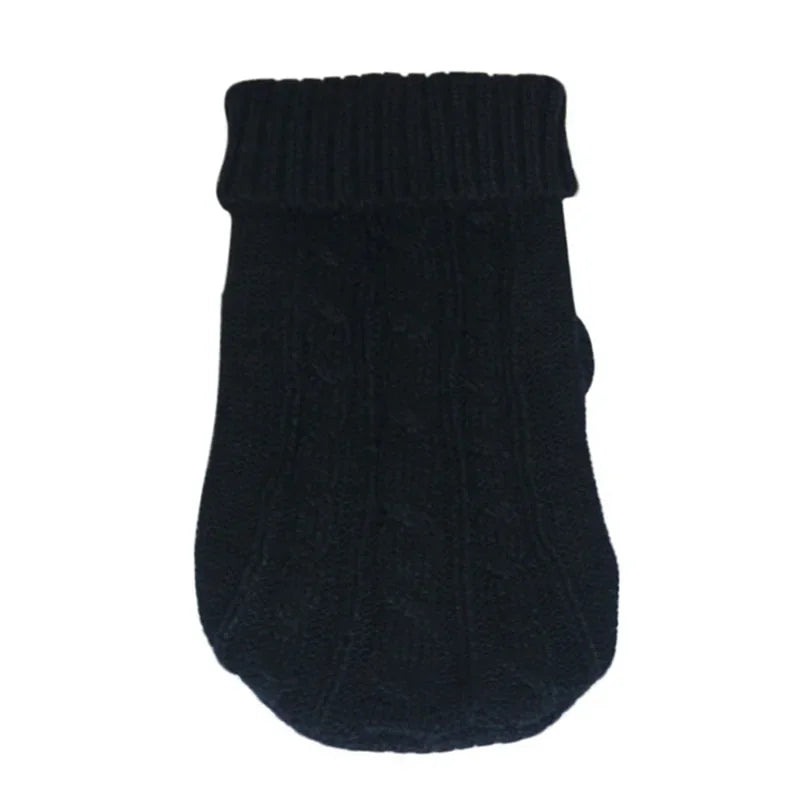 Cozy Knitted Dog Sweater for Small to Medium Breeds - Warm Winter Apparel