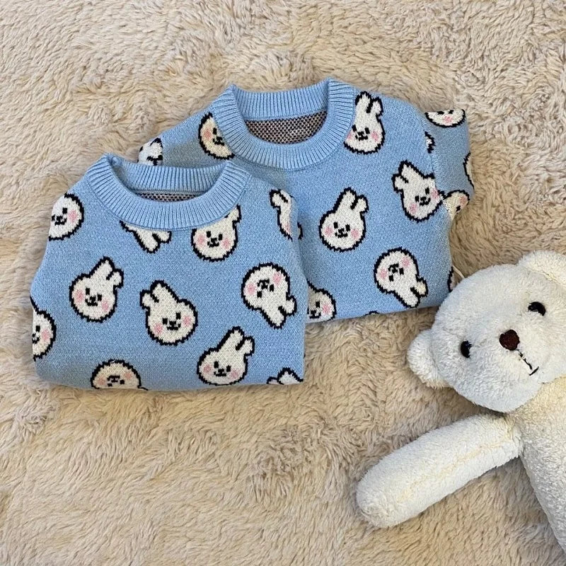 Warm Knitted Bear Print Sweater for Small Dogs - Chihuahua & Yorkie