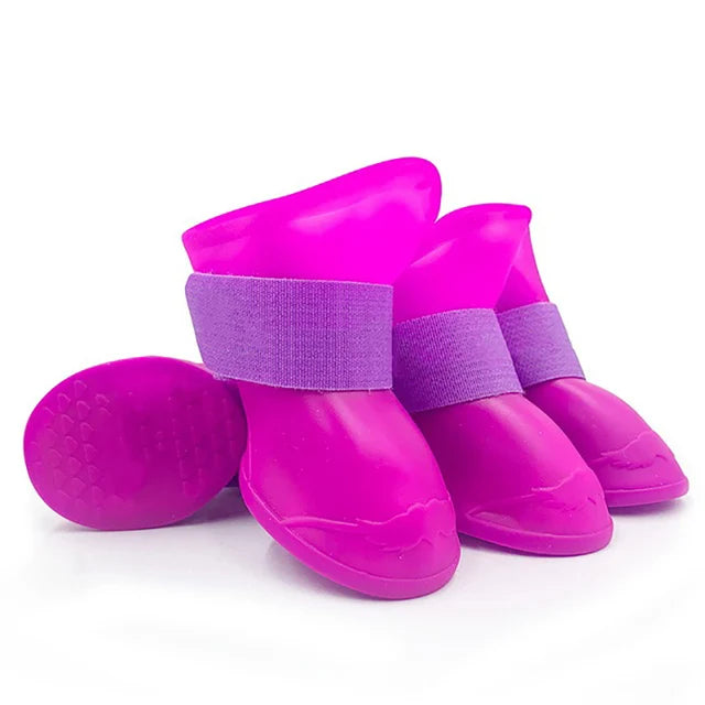Waterproof Anti-Slip Pet Boots for Dogs & Cats - All-Weather Protection