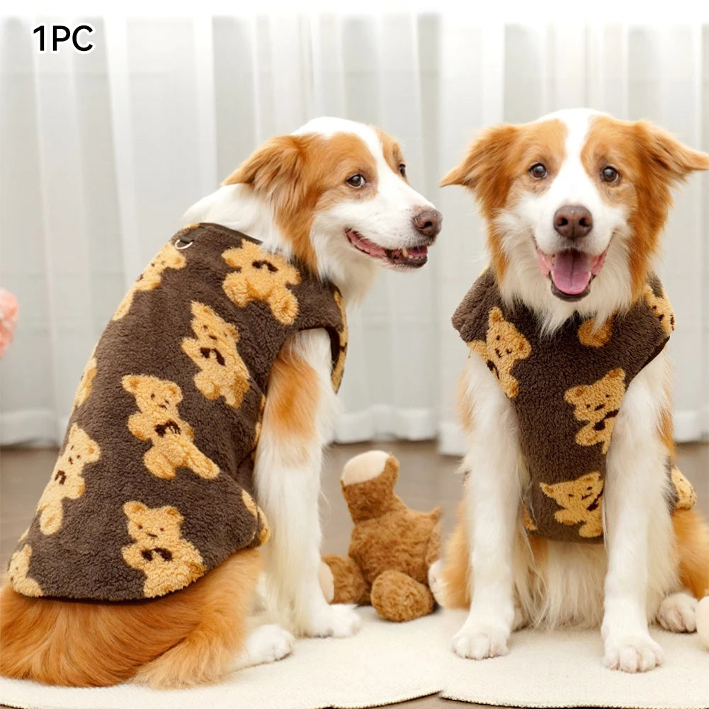 Cozy Flannel Pet Pajamas - Winter Warmth for Dogs & Cats (M-7XL)