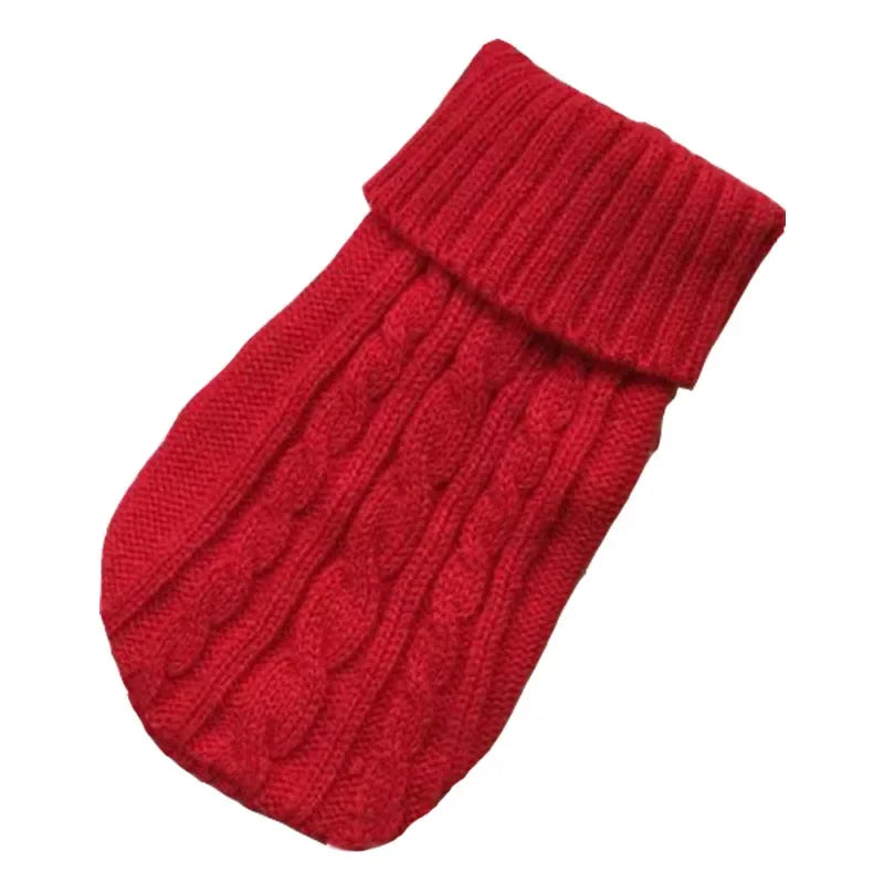 Cozy Knitted Dog Sweater for Small to Medium Breeds - Warm Winter Apparel