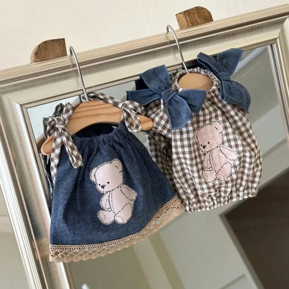 Adorable Breathable Dog Princess Dress - Cotton Blend for Summer