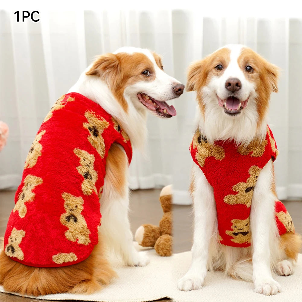 Cozy Flannel Pet Pajamas - Winter Warmth for Dogs & Cats (M-7XL)