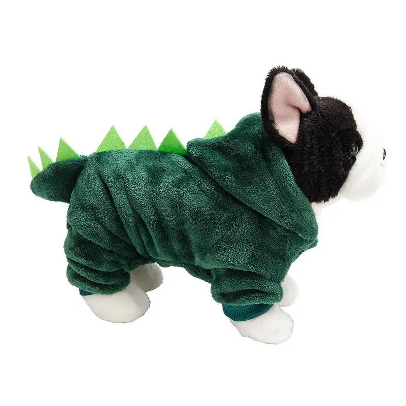 Adorable Dinosaur Pet Hoodie Costume for Cats & Small Dogs