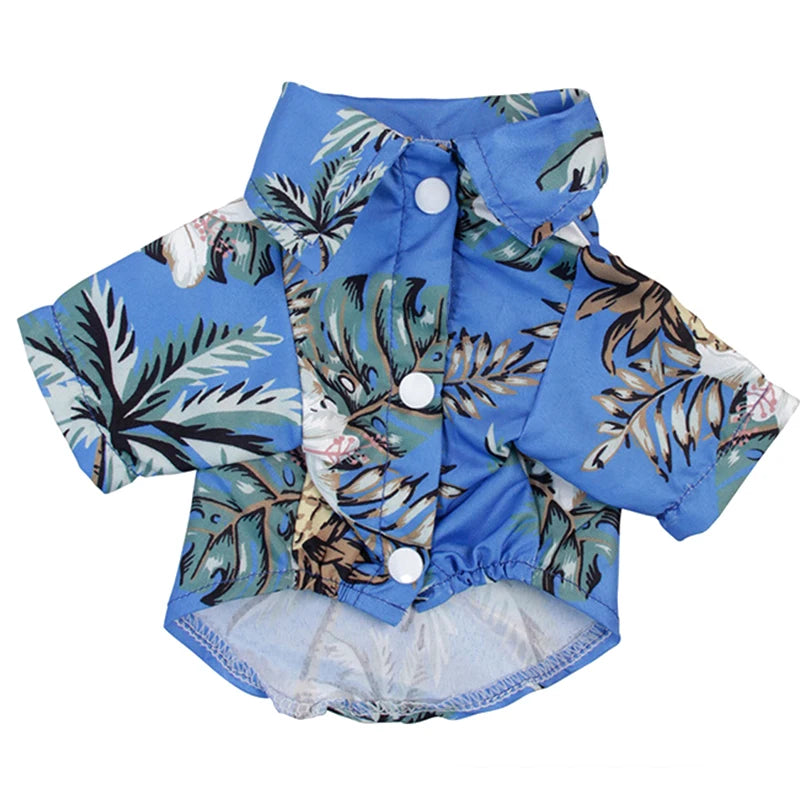 Hawaiian Summer Dog Shirt - Chiffon T-Shirts for Small Dogs & Cats
