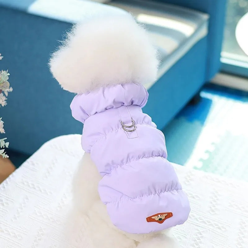 Cozy Winter Padded Pet Jacket for Small to Medium Dogs & Cats