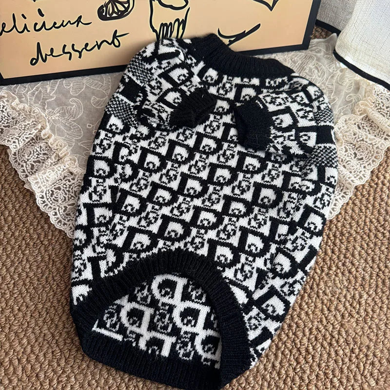 Luxury Knitted Dog Sweaters - Cozy Winter Wear XS-2XL