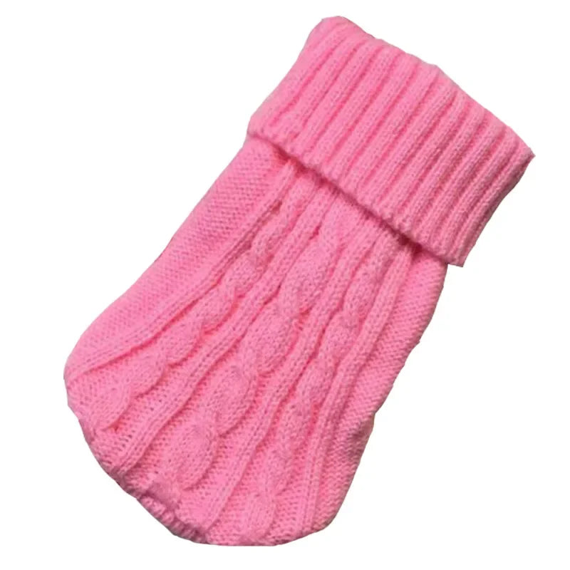 Cozy Knitted Dog Sweater for Small to Medium Breeds - Warm Winter Apparel